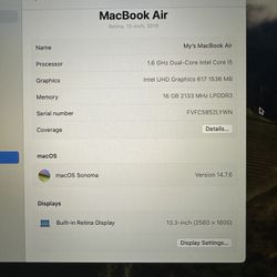 Apple MacBook Air  Laptop 
