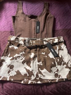 Shirt and skirt