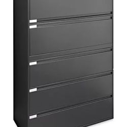 Metal Filing Cabinet 4 Drawer And One Shelf X 2