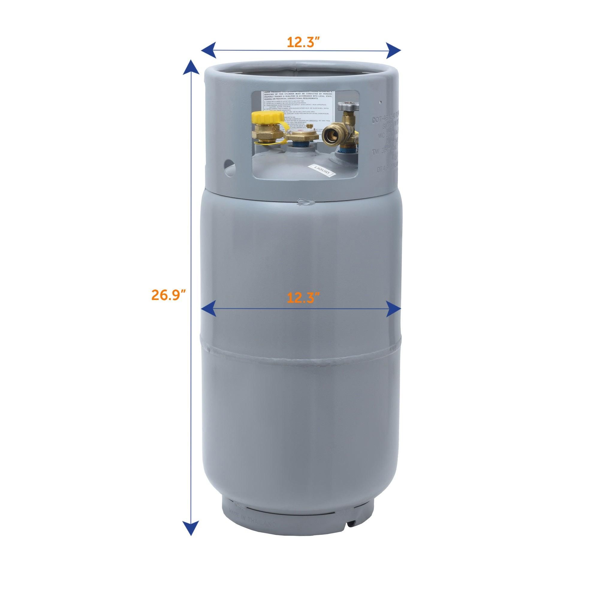 Forklift propane tank cylinder full