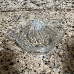 Vintage Hazel Atlas Depression Glass Juicer