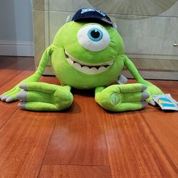 Brand New Disneys Monsters University Mike Wizowski Stuffed Plush 14"