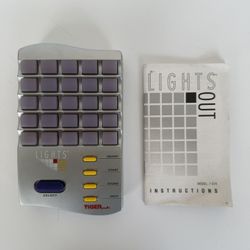 Vintage 1995 Tiger Electronics Lights Out Electronic Game w/ Instructions