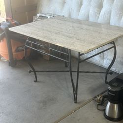 End Table With Granite Top