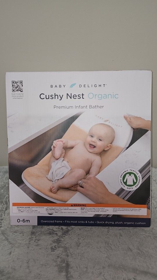 Cushy Nest Organic Premium Infant Bather