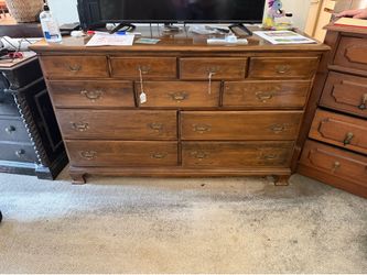 Vintage wood dresser