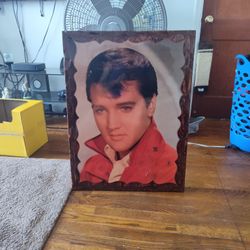 Elvis Presley Plaque Clock 
