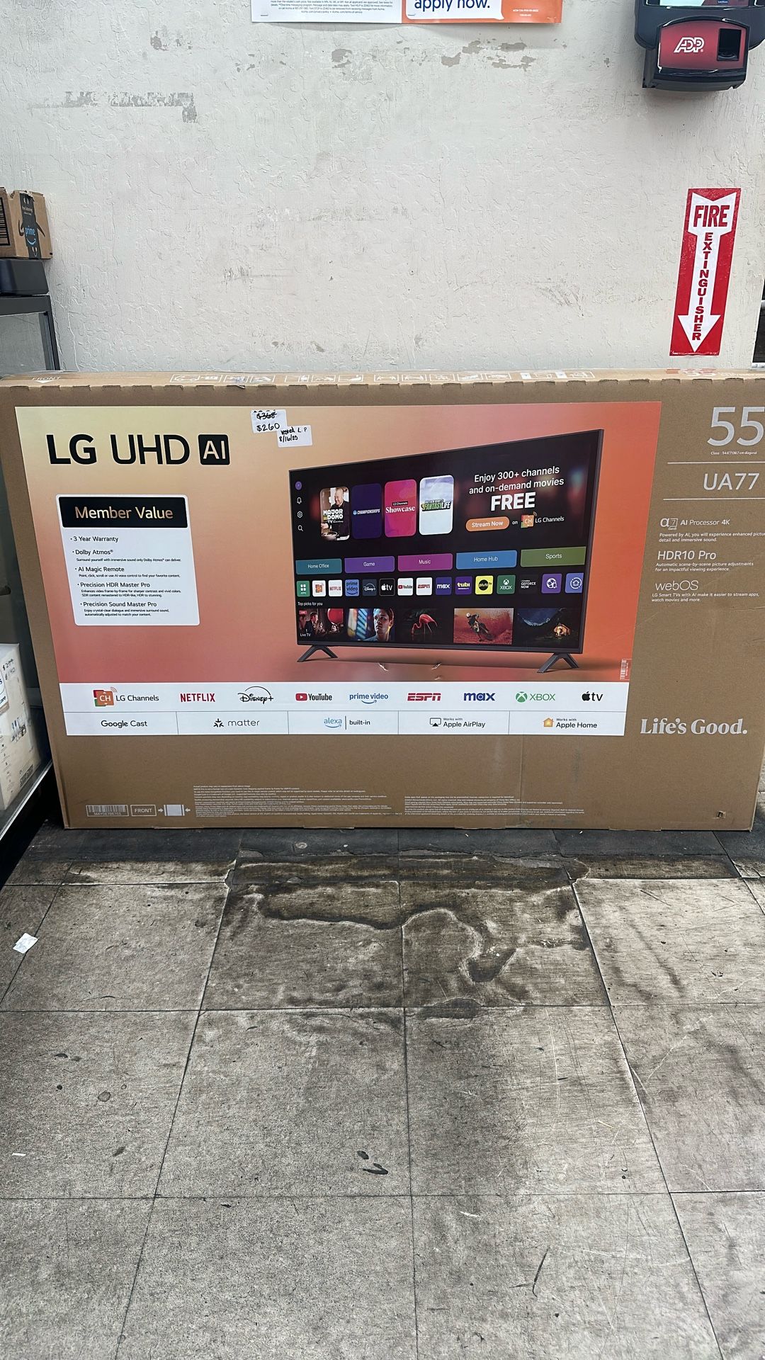 LG UHD AI 55