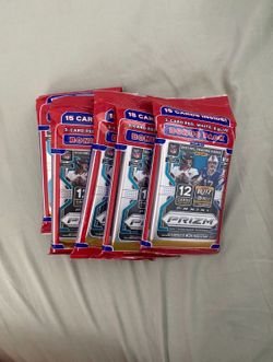 2021 NFL Prizm Fat Packs Trading Cards 5x