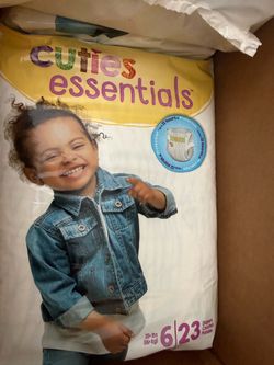 Cuties Essentials Size 6 Diapers 23 Count