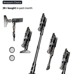 Trucozie Cordless Vacuum Cleaner, Self-Standing Lightweight Stick Vacuum with 50 mins Runtime, Powerful Suction, Anti-Tangle Wireless Vacuum for Home,