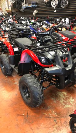 125cc ATV with governor and remote control Fully Automatic. Layaway available at 0 interest