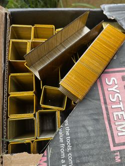 Grip right wide crown staples