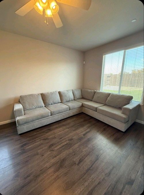 Gently Used Grey Sectional Couch