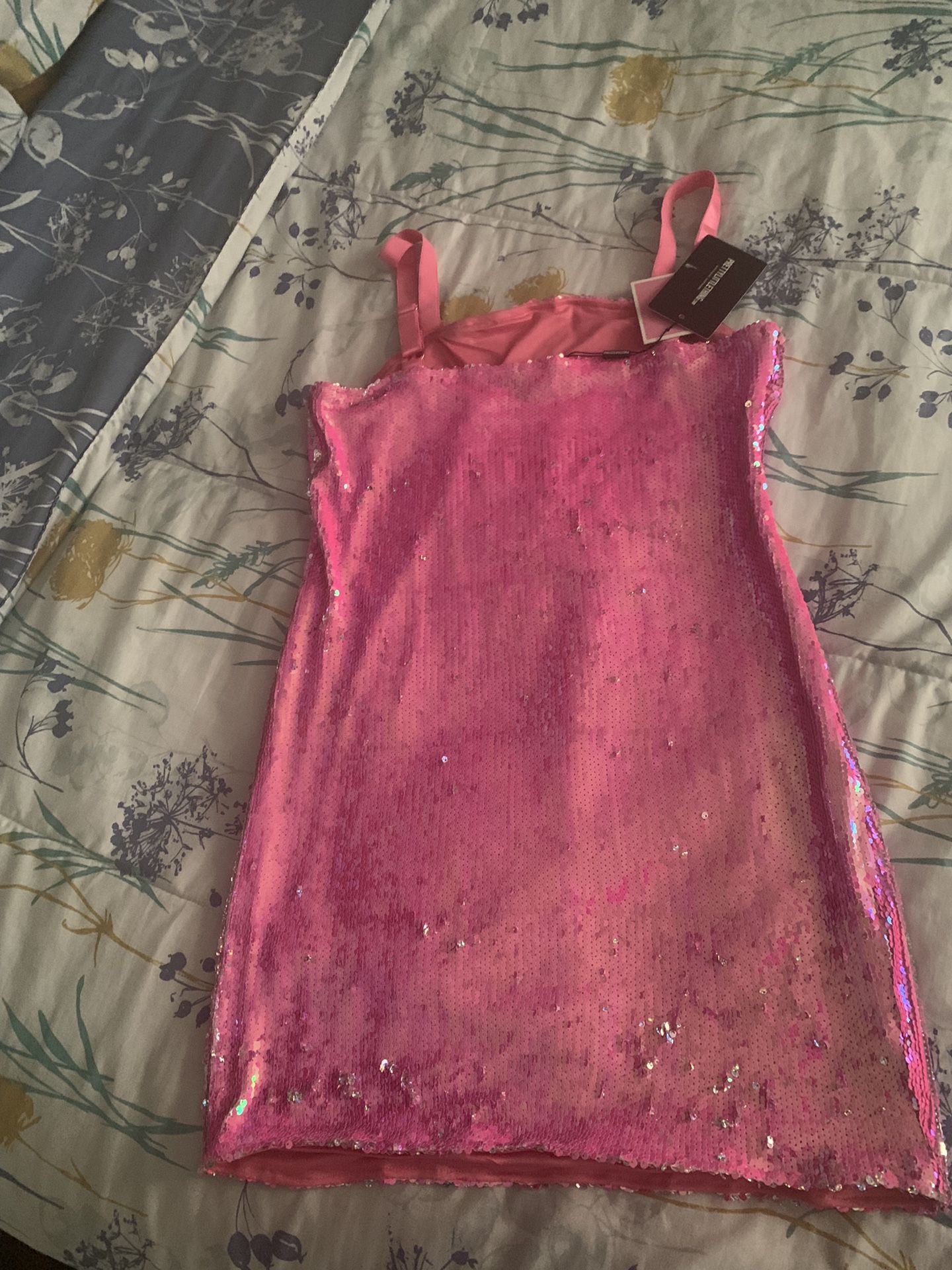 Pink Sequins dress