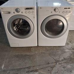 Set Washer And Dryer LG Gas Dryer Good Condition 3 Months Warranty Delivery And Installation 