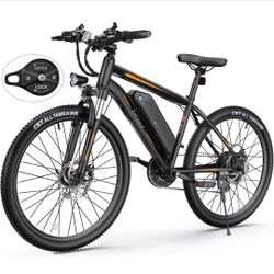 NEW UNOPENED- Totguard 26" Electric Mountain Bike - Shimano 7 Speed Ebike 