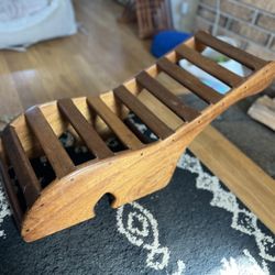 Rare Yoga Props Heart Bench