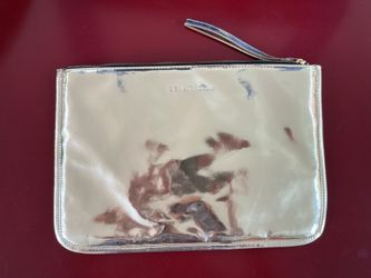 Beauty Gold Flat Pouch New