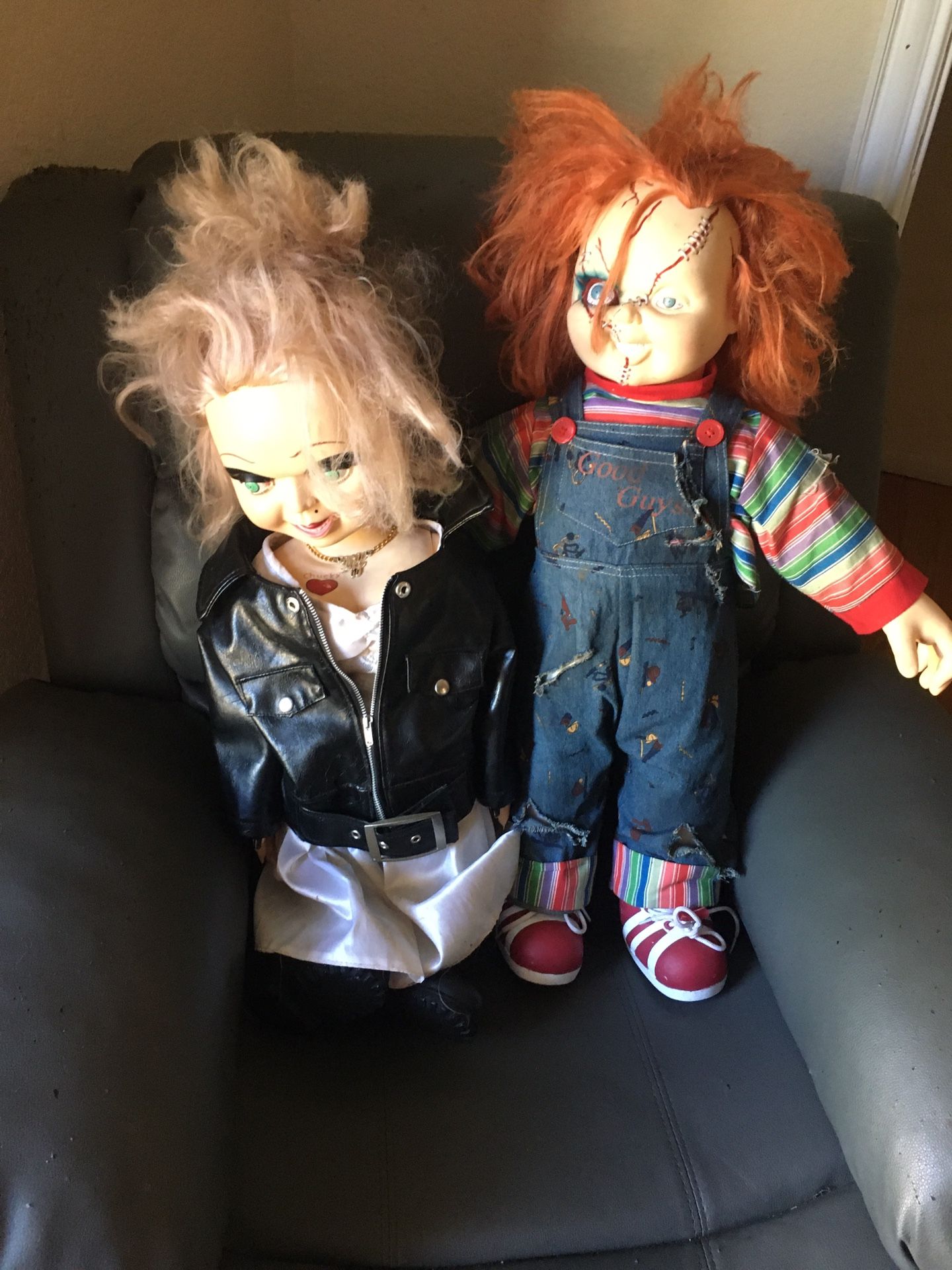 Chuckie and Tiffany dolls