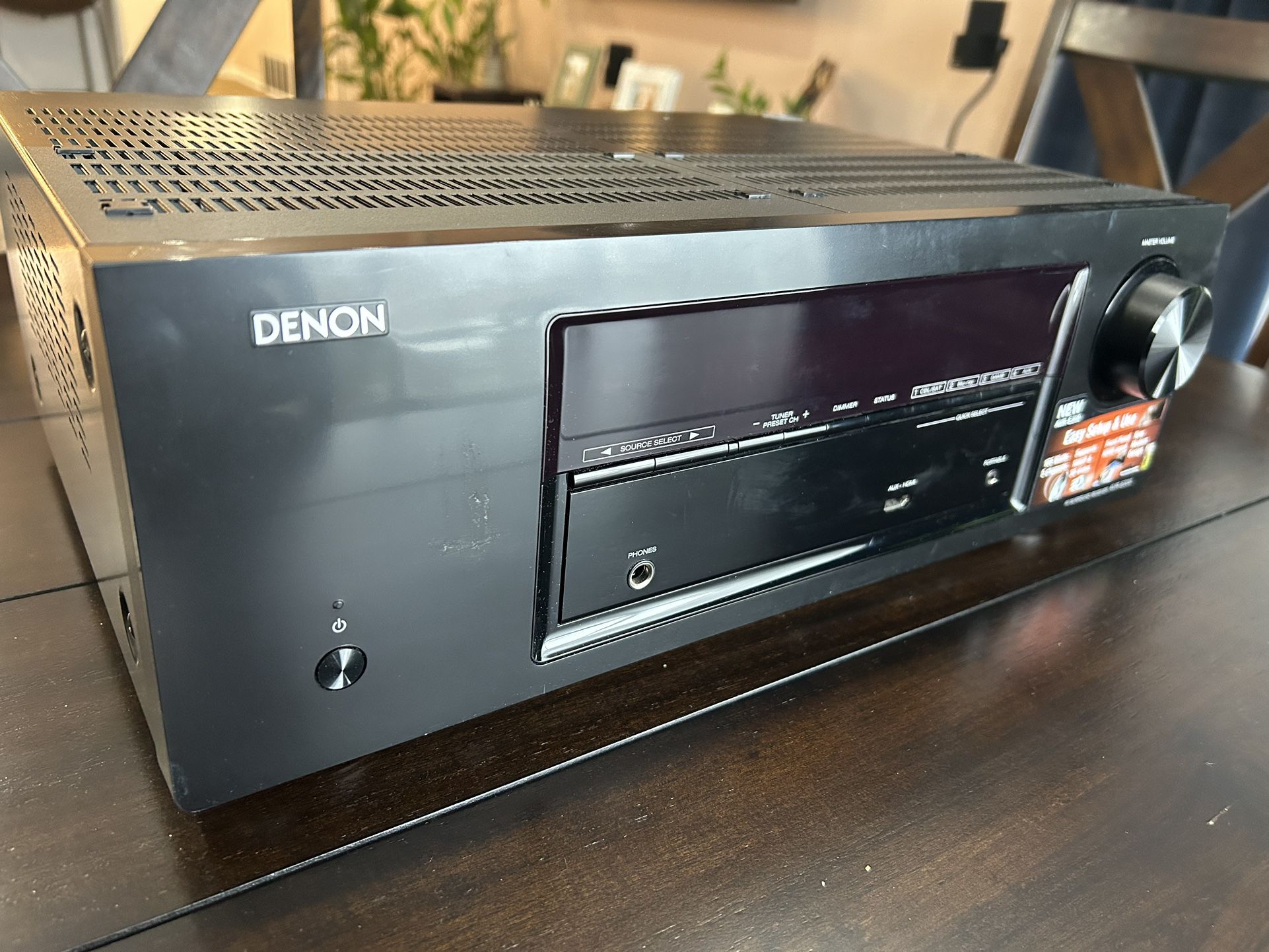 Denon AVR E200 5.1 home theater surround receiver, digital, hdmi, bluetooth adapter