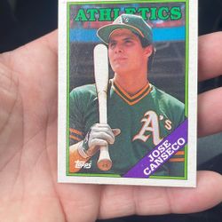 1988 Jose Conseco Card 