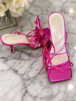Lace heels