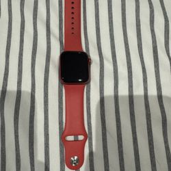 Red Series 6 Apple Watch 
