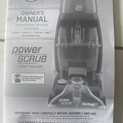 Hoover Power Scrub Carpet Washer