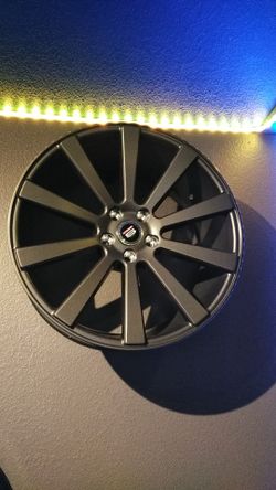(4) New Spec-1 Titanium 20" Rims