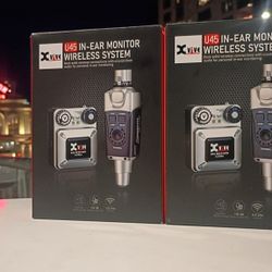 x 2 - Xvive U45 In-Ear Monitor Wireless Systems ($140 Each) Or ($225 For both)