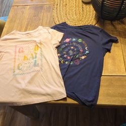 Cat & Jack Girl Shirts Two Size 10/12