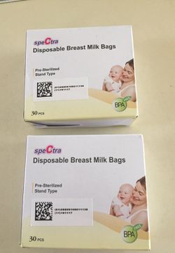 Breast milk bags