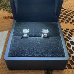 Moissanite Diamond Stud Earrings 5mm