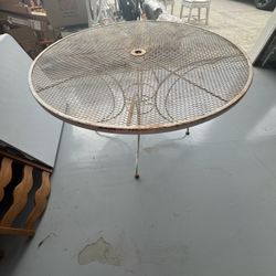 Antique Outdoor Table
