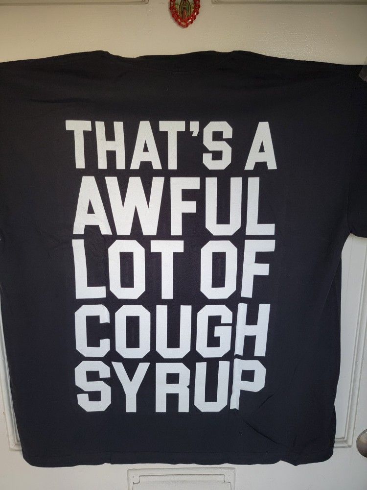 AWFUL LOT OF COUGH SYRUP EXPERIENCE SHOW SHIRT XL