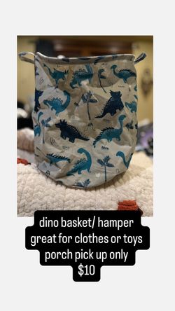 dino storage bin/hamper