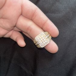 Diamond Ring 14k Plated