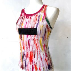 Multicoloured Paint Splatter Reworked Tank Top from my brand Tropicália