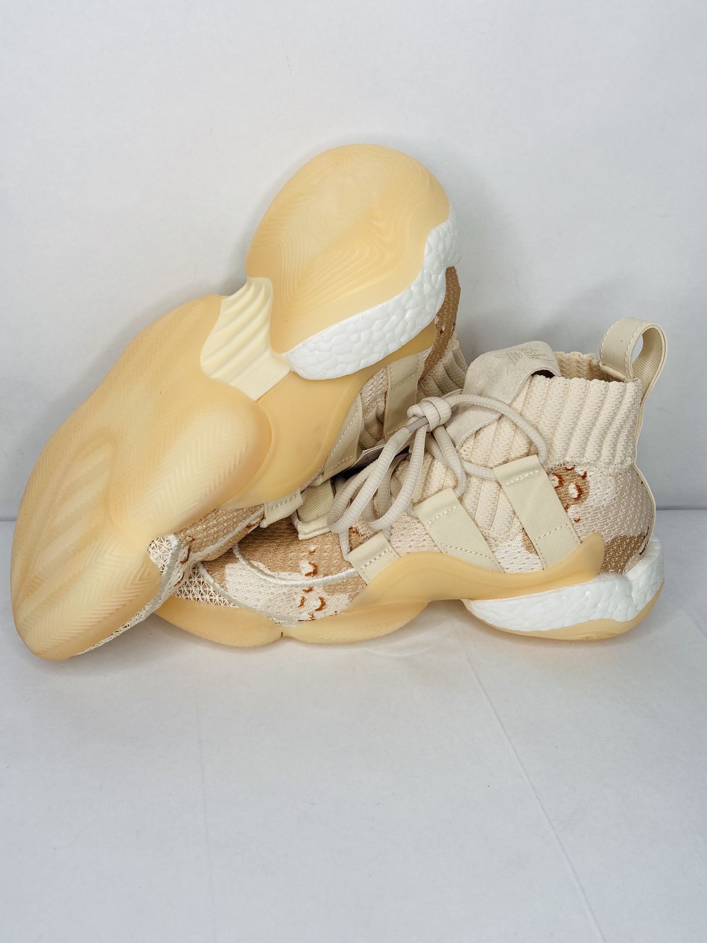 Adidas Crazy BYW X Desert Camo Boost “Ecru Orange Tint" EE6005 MSRP $200. Condition is New with original box. Shipped with USPS Priority Mail. Size