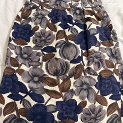 Boden Multicolor Midi Skirt