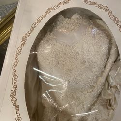 Wedding Dress NIB With 2 Youth Sized White Dresses