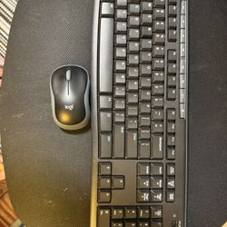 Logitech MK270 Wireless Keyboard and Mouse Combo for Windows, 2.4 GHz, 8 Multimedia Keys 
