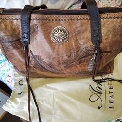American West Leather Purse
