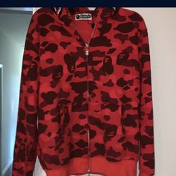 Bape Red Camo