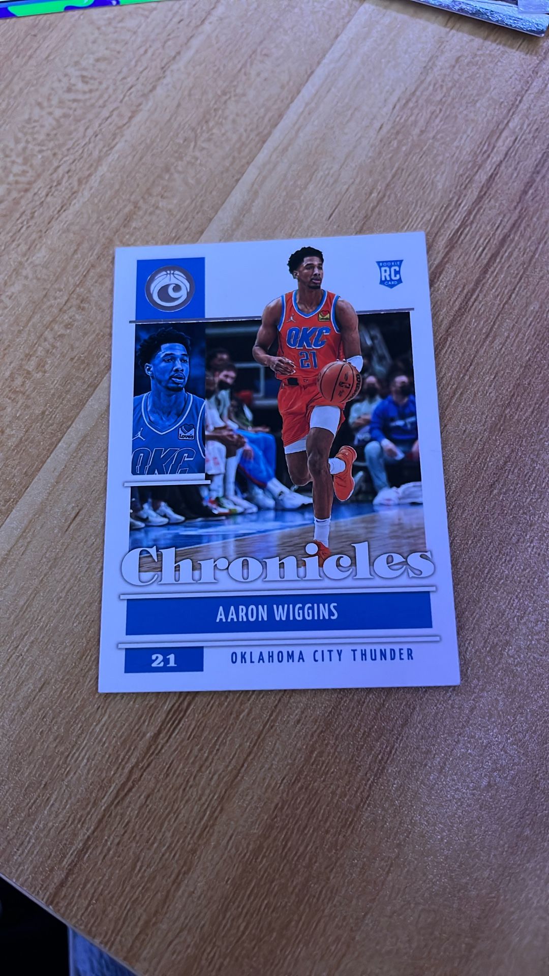 AARON WIGGINS PANINI BASKETBALL CARD