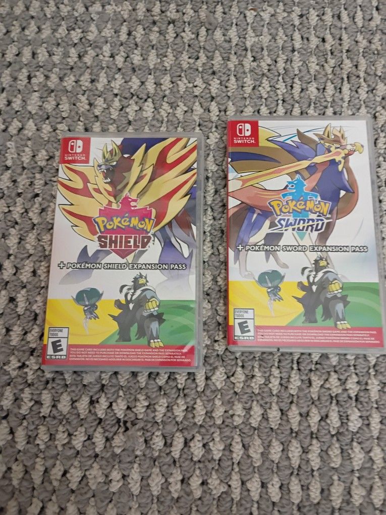  Nintendo Switch Sword And Shield Game Cases Only 