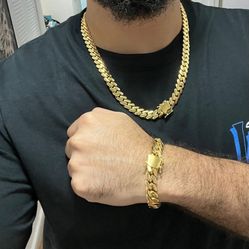 chain and bracelet set