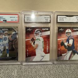 Justin Herbert And Josh Allen Rookie Cards, Autograph, Chargers, Padres