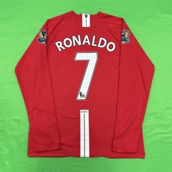 07 08 CR7 Ronaldo Home soccer jersey